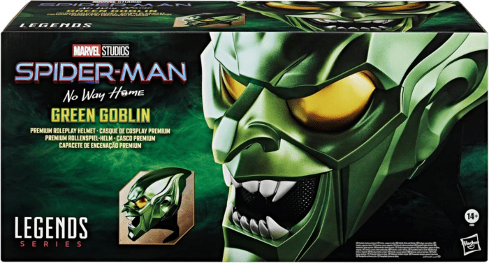 MARVEL Legends Series Green Goblin Premium Roleplay Helmet, : No Way Home Adult Collectible Roleplay Gear - Image 2