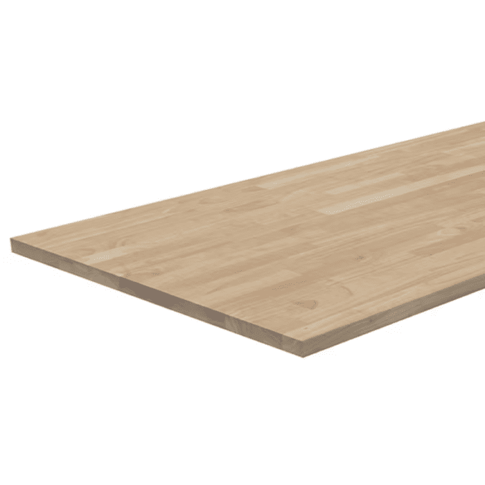 10-Ft X 25-In X 1.5-In Finger-Jointed Natural Hevea Butcher Block Countertop