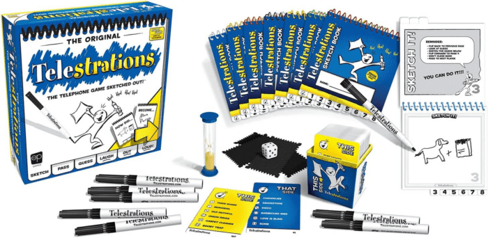 Telestrations Original 8-Player | Family Board Game | a Fun Game for Kids and Adults | Game Night Just Got Better | the Telephone Game Sketched Out | Ages 12+ - Image 3