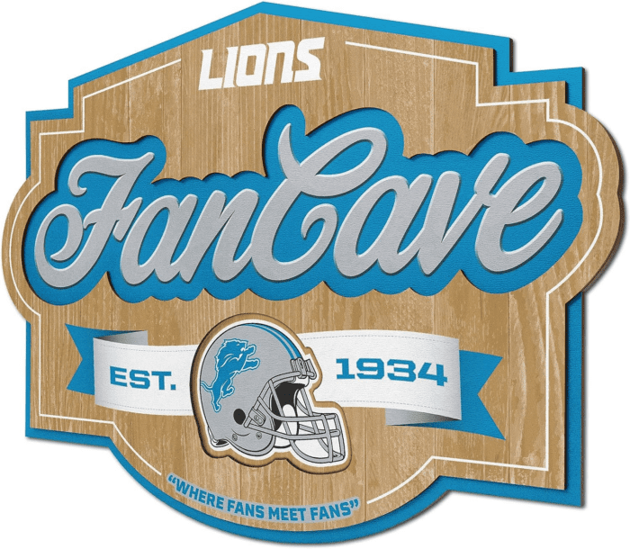 NFL Fan Cave Sign