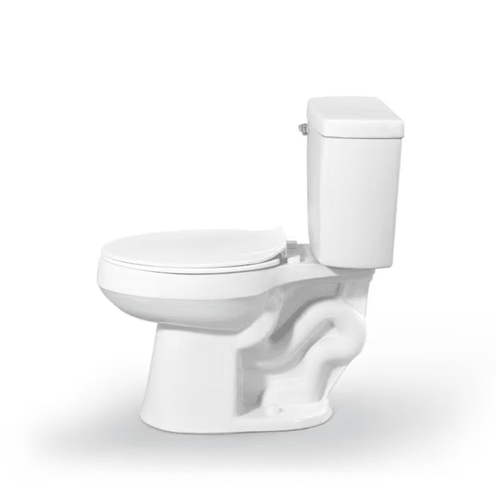 Pro White Elongated Chair Height 2-Piece Toilet 12-In Rough-In Watersense 1.28 GPF - Image 14