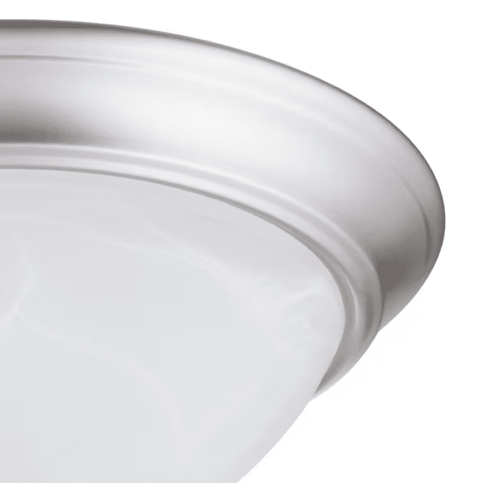 2-Light 13-In Brushed Nickel Led, Flush Mount Light - Image 10