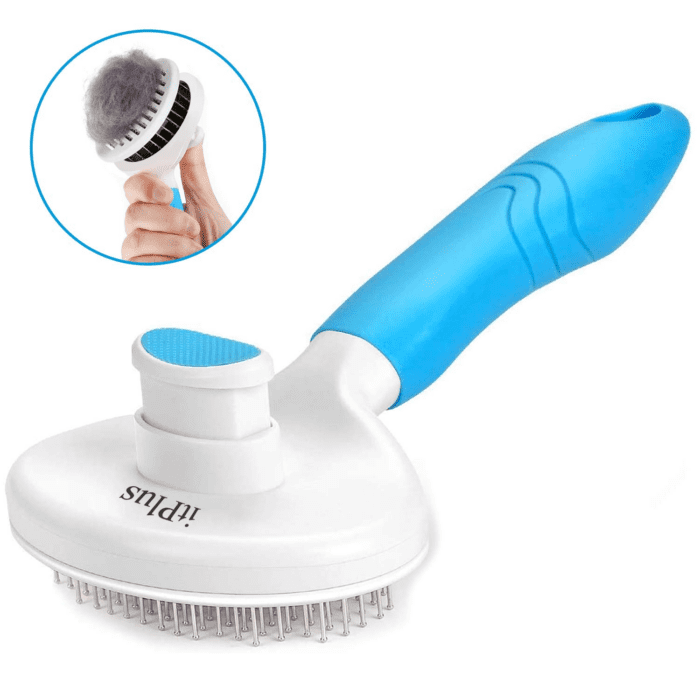 Cat Self Cleaning Slicker Brush, Pets Skin Friendly Cat Brush for Dogs Cats Grooming Brush Tool Easy to Remove Loose Undercoat, Mats Tangled Hair Slicker Massage Cats Dogs Brush - Upgraded - Image 2