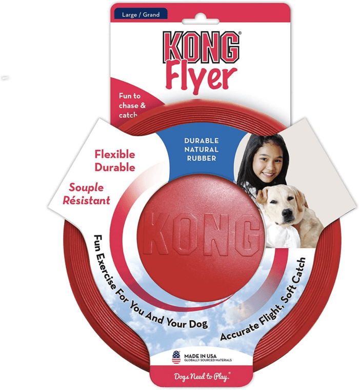 Flyer - Durable Dog Toy for Outdoor Playtime - Natural Rubber Flying Disc, Dog Toy for Fetch - Safer Disc for Healthy Activity - for Medium/Large Dogs - Image 6