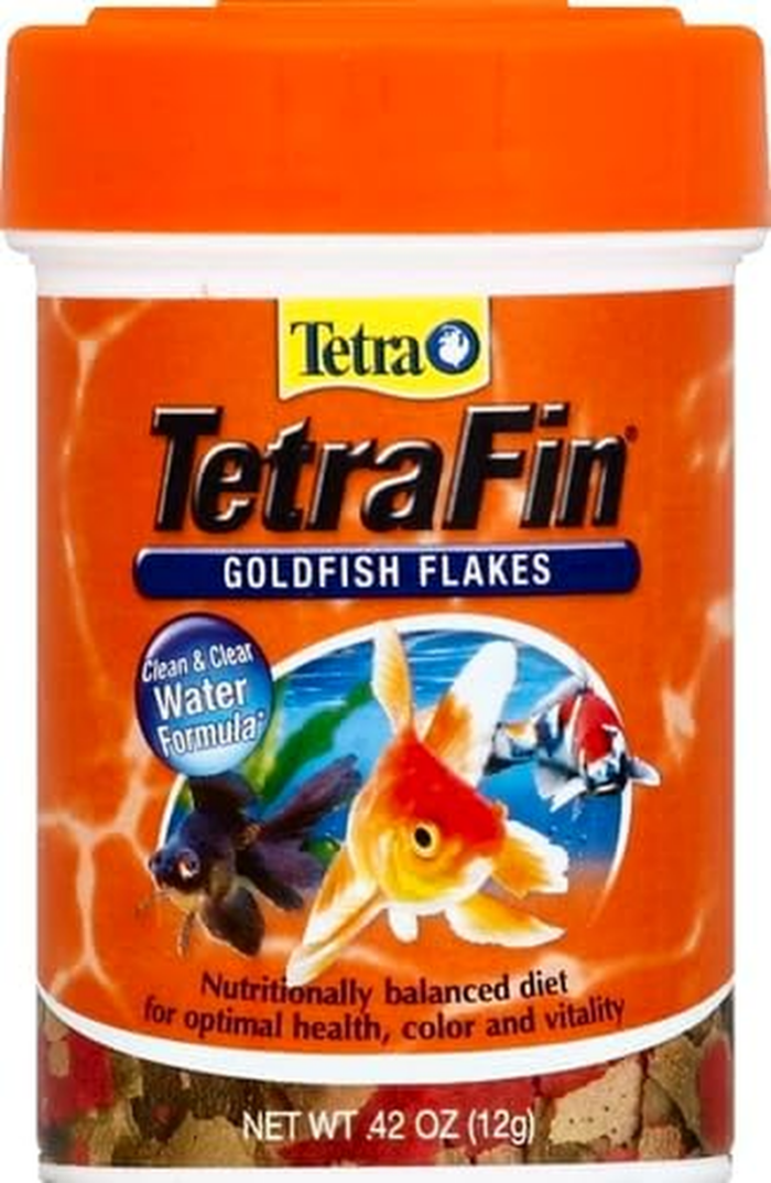 Goldfish Flakes, Nutritionally Balanced Diet for Aquarium Fish, Vitamin C Enriched Flakes, 0.42 Oz - Image 2