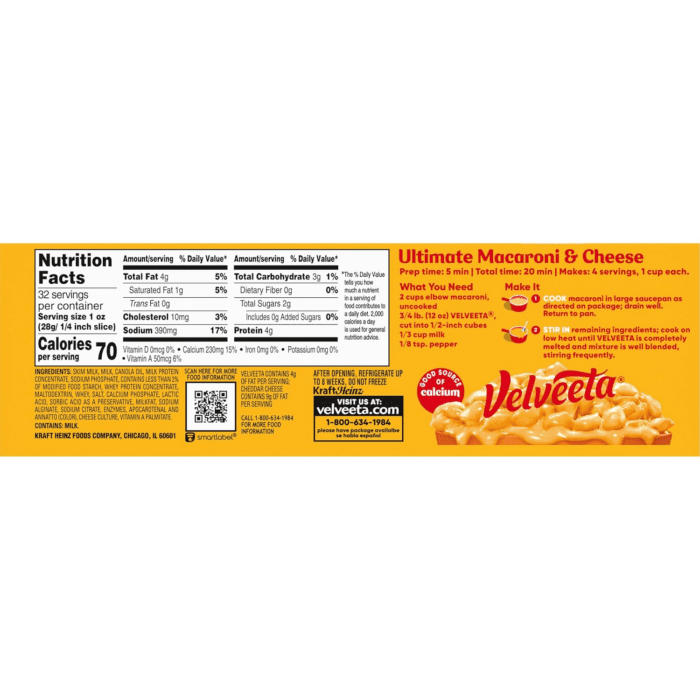 Original Pasteurized Recipe Cheese Product Classic Size, 32 Oz Block - Image 7