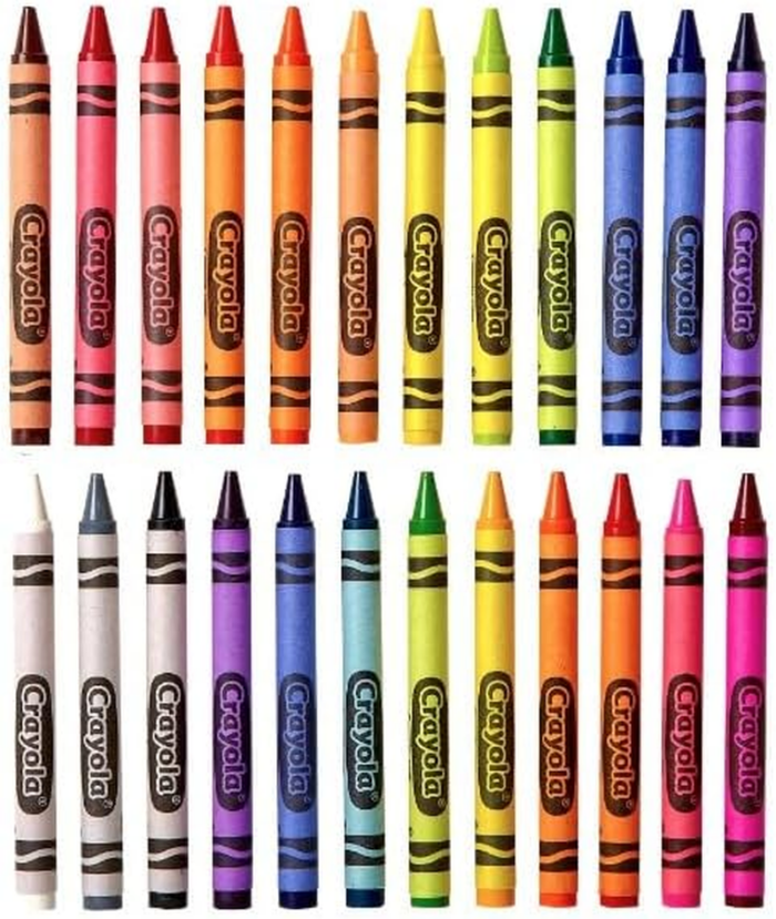 24 Count Box of Crayons Non-Toxic Color Coloring School Supplies (2 Packs) - Image 3