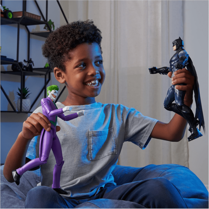 Batman Toys Collection Flexible 12 Inch Joker Villain Action Figure for Children Ages 4 and Up - Image 4