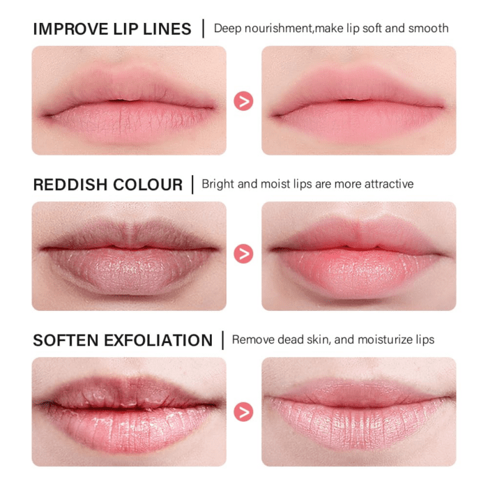 Sleeping Lip Mask, Nourish & Hydrate Lip Mask with Vitamin C, Antioxidants, Lip Balm, Lip Skin Care, Improve Lip Color, Reduce Lip Lines - Image 5