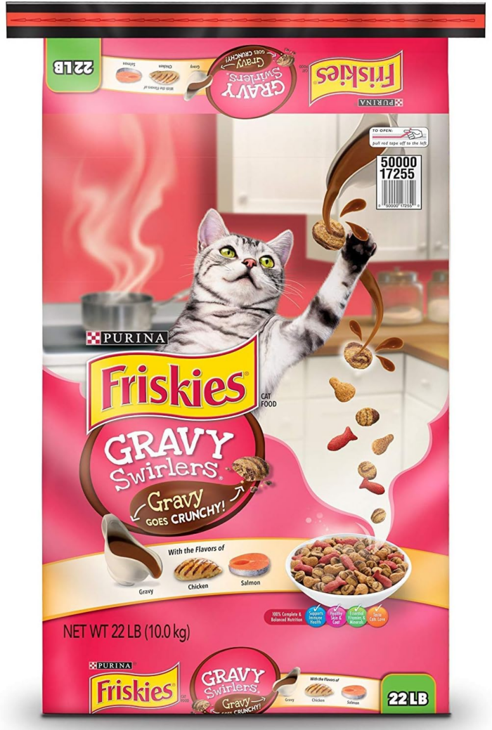 Purina  Dry Cat Food, Gravy Swirlers - 22 Lb. Bag