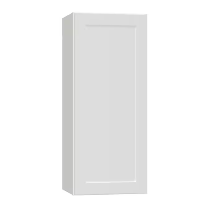 Arcadia 30-In W X 30-In H X 12-In D White Wall Fully Assembled Cabinet (Recessed Panel Shaker Door Style) - Image 17