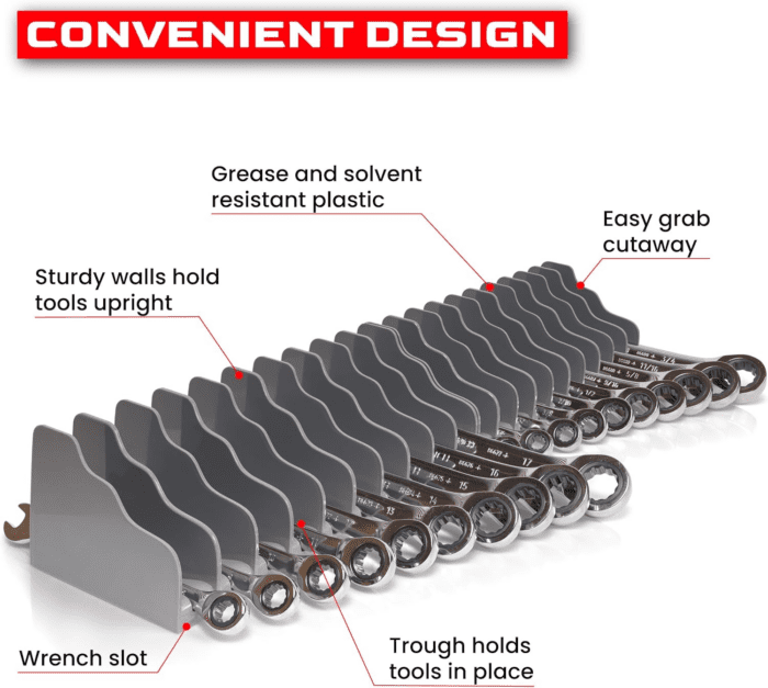 Plier and Wrench Organizer Rack (2 Pack) - Image 5