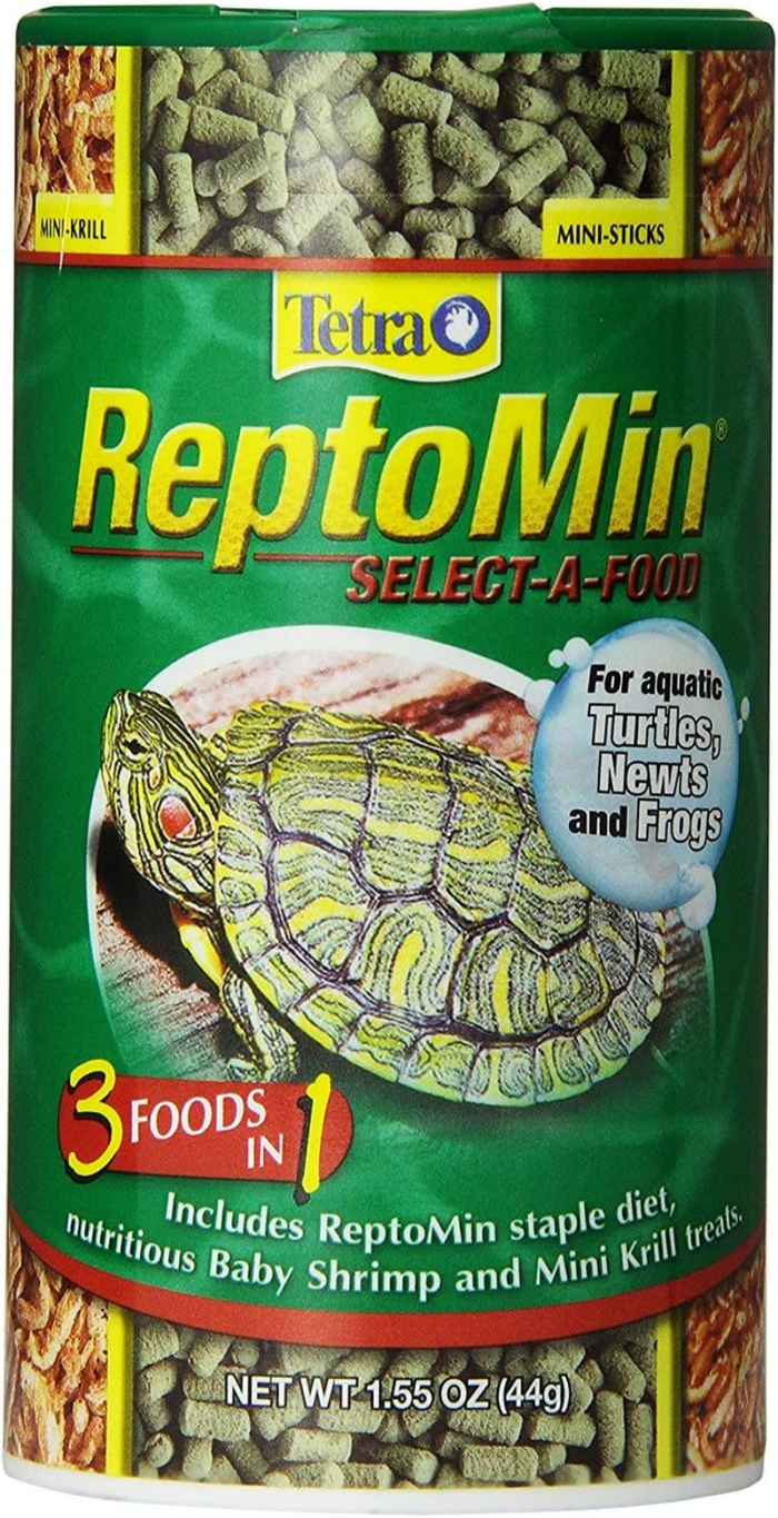 Reptomin Select-A-Food 1.55 Ounces, for Aquatic Turtles, Newts and Frogs, Variety Pack