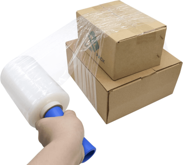 Plastics Industrial Mini Stretch Wrap Film Replacement 5" X 1000Ft Roll, 80 Gauge for Moving, Packing Wrap Industrial Strength- Self Adhering Packaging Heavy Duty, 2 Pack - Image 9