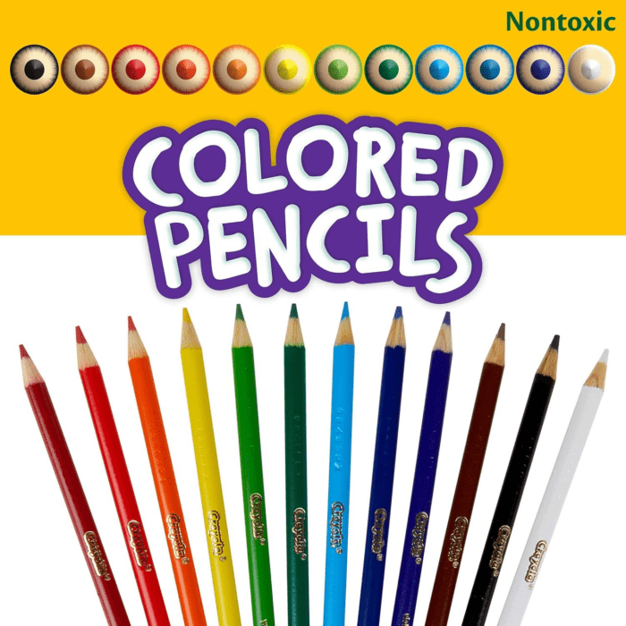 Bulk Colored Pencils for Kids (24Pk), Back to School Supplies for Teachers, Teacher Classroom Must Haves, 12 Colors [Amazon Exclusive] - Image 4