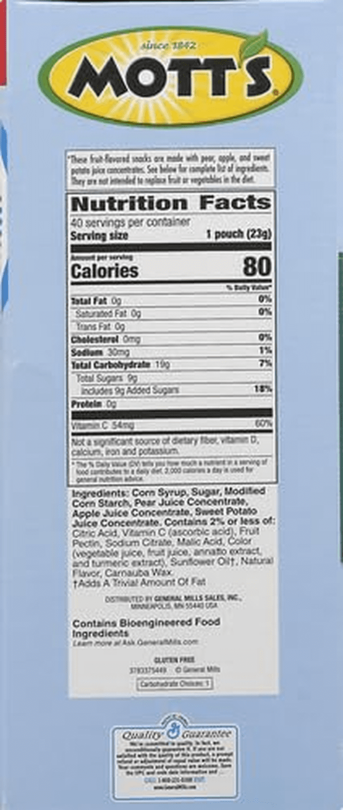 Fruit Flavored Snacks, Assorted Fruit, Gluten Free Snack, Family Pack, 40 Ct, 32 Oz - Image 11