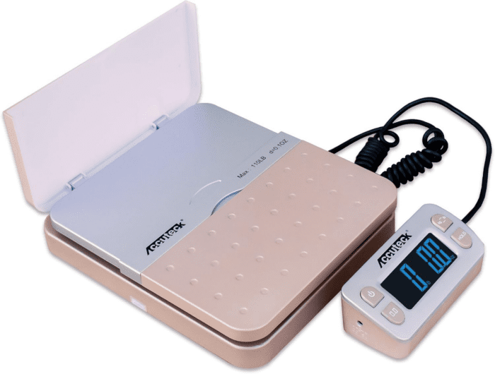 Shippro W-8580 110Lbs X 0.1 Oz Gold Digital Shipping Postal Scale, Limited Edition - Image 3