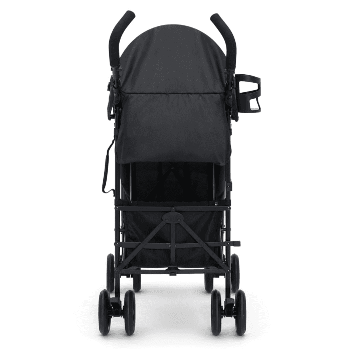 Jeep Adventureglyde Stroller by  - Lightweight Travel Stroller with Smoothest Ride & Compact Fold, 3-Position Recline, Extra Large Storage Basket, Black/Grey - Image 9