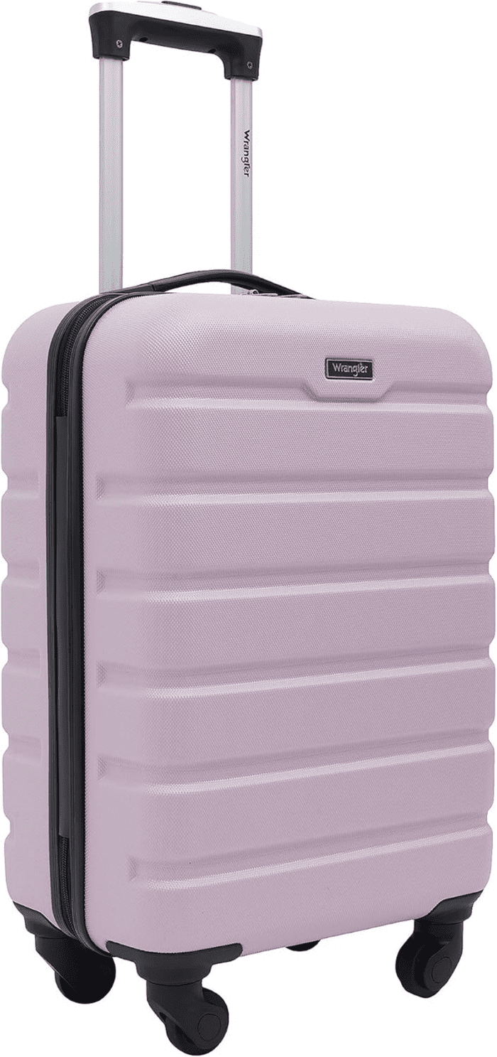 Hardside Spinner Carry-On Luggage, Lilac, 22-Inch - Image 2