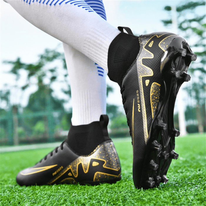 Soccer Cleats for Mens Womens Indoor Soccer Shoes Unisex Baseball Turf Shoes Youth Rugby Shoes Adult AG FG TF Football Boots Wide Training Sneaker - Image 6