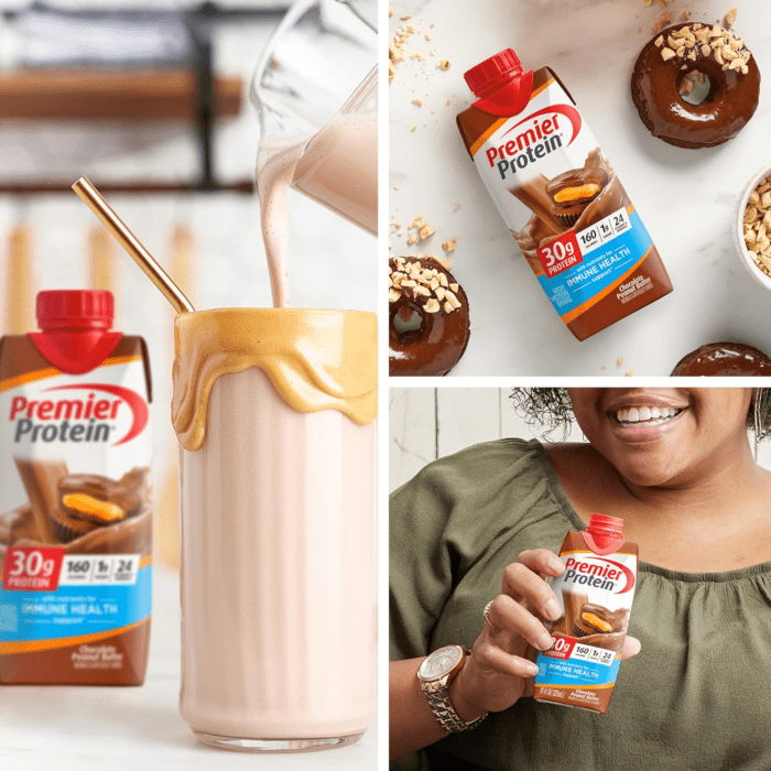 Protein Shake, Chocolate Peanut Butter, 30G Protein, 1G Sugar, 11 Fl Oz Pack of 12 - Image 4