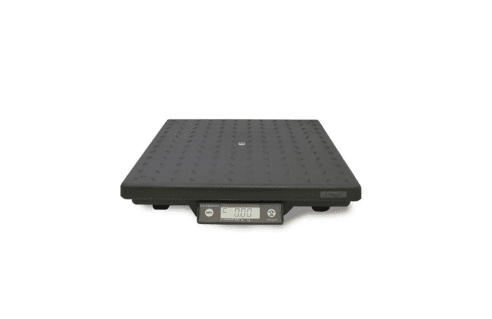 29824 Ultegra Flat Top Parcel Shipping Scale, 14" Length, 14" Width, 2.4" Height, 150 Lbs Capacity