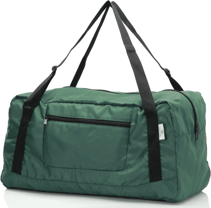 Foldable Travel Duffel Bag for Women & Men Luggage Great for Gym (Army Green)