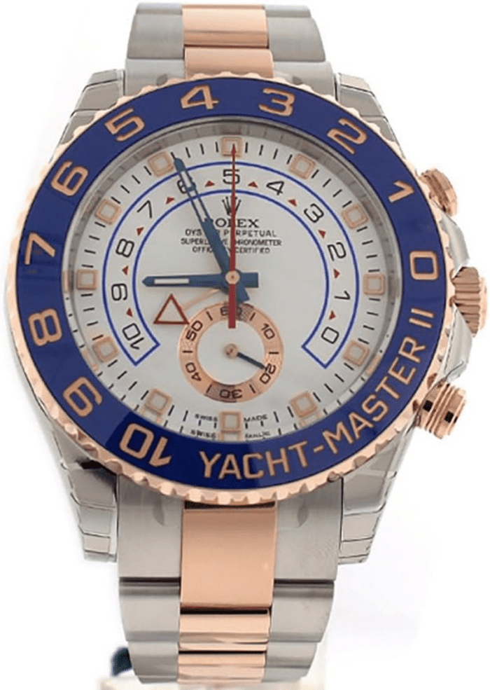 Yacht-Master Ii 44Mm Rose Gold and Steel Watch 116681