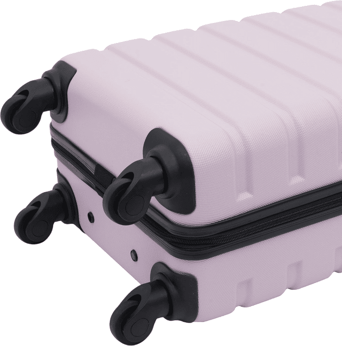 Hardside Spinner Carry-On Luggage, Lilac, 22-Inch - Image 4