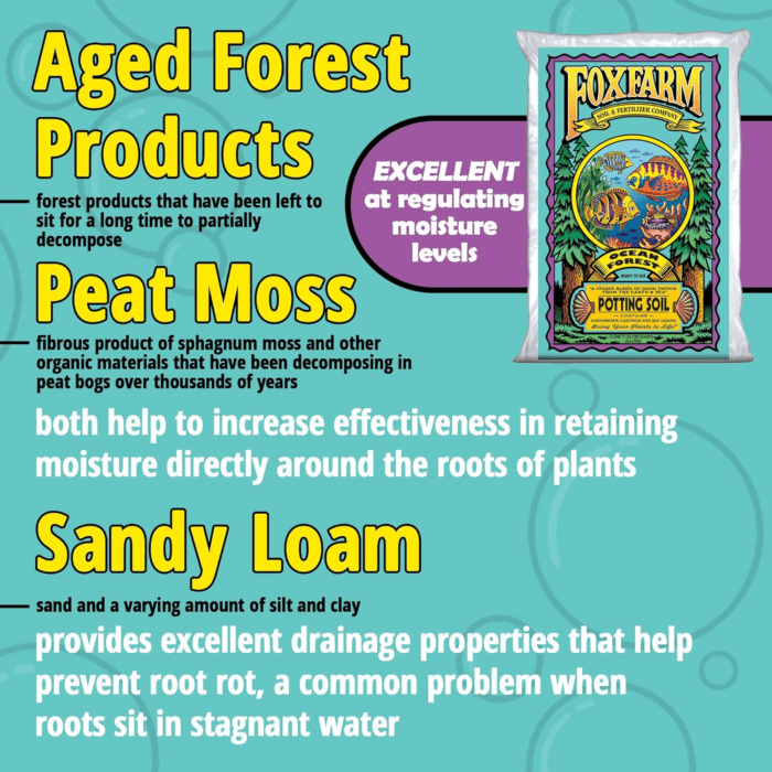 Ocean Forest Potting Soil, 1.5Cu Ft (Pack of 3) - Light, Aerated Texture, Designed for All Container Plants - Ph Adjusted for Optimal Nutrient Uptake, Effectively Retains Moisture - Image 4