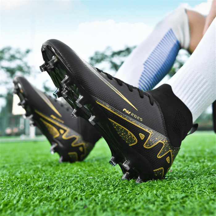 Soccer Cleats for Mens Womens Indoor Soccer Shoes Unisex Baseball Turf Shoes Youth Rugby Shoes Adult AG FG TF Football Boots Wide Training Sneaker - Image 7