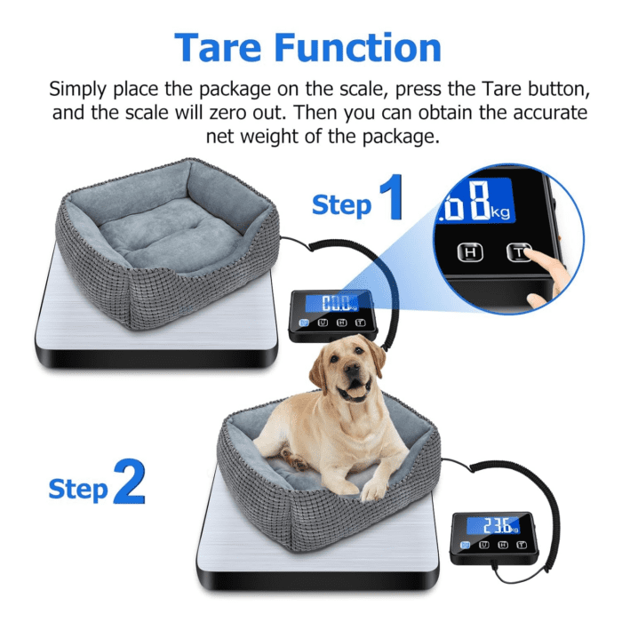 Shipping Scale, 440 Lbs/0.35Oz High Accurate Digital Postal Scale with Hold/Tare Function, Shipping Scale for Small Business, Packages, Luggage, Home Use, Battery & Charging Cable Include - Image 5