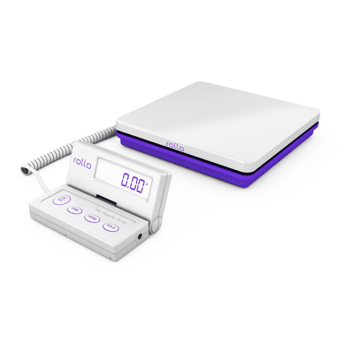 Shipping Scale for Packages - Digital Shipping Postal Scale (110 Lb Max) - Hold and Tare Functions - Includes AC Adapter and 2X AAA Batteries - Image 6