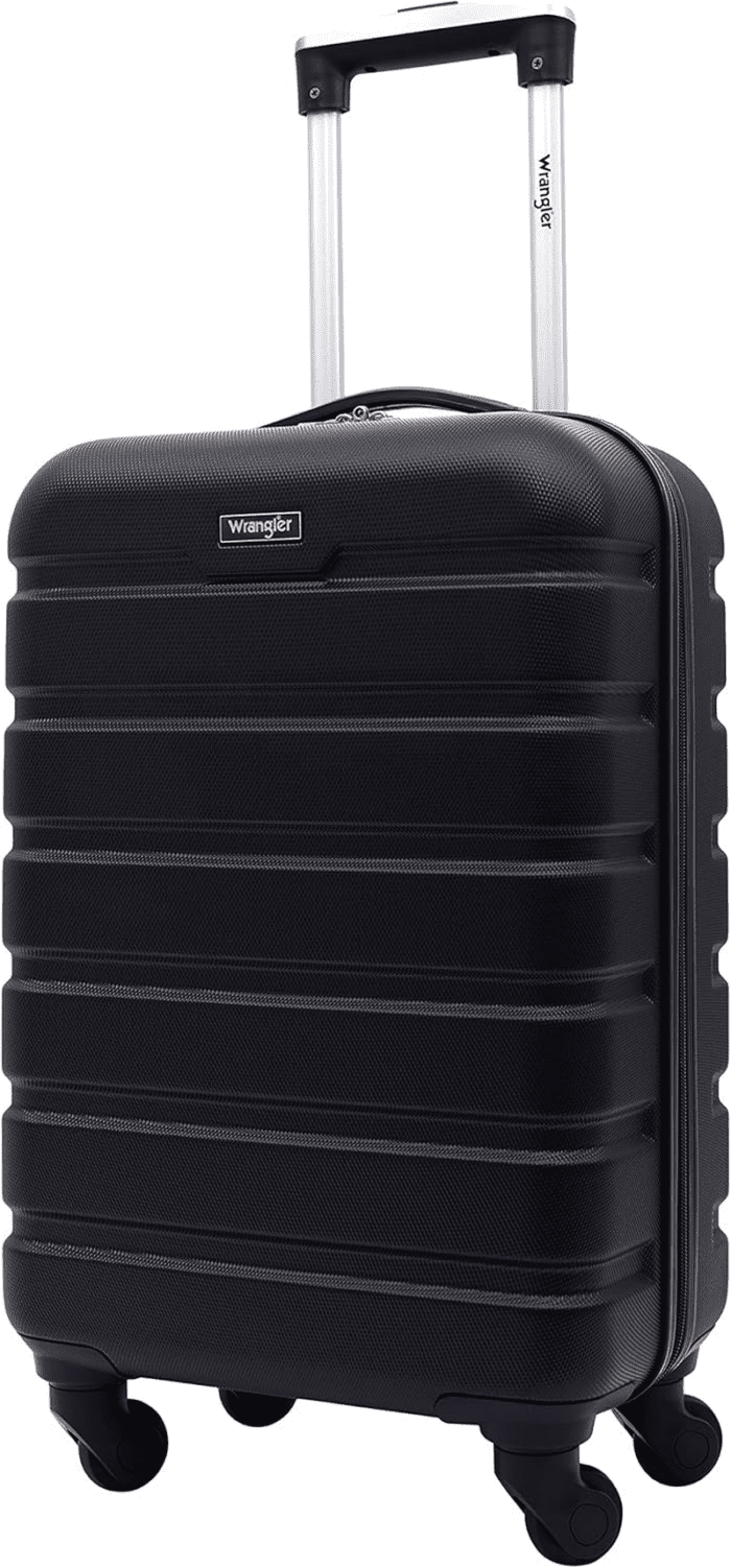 Hardside Spinner Carry-On Luggage, Black, 22-Inch - Image 2