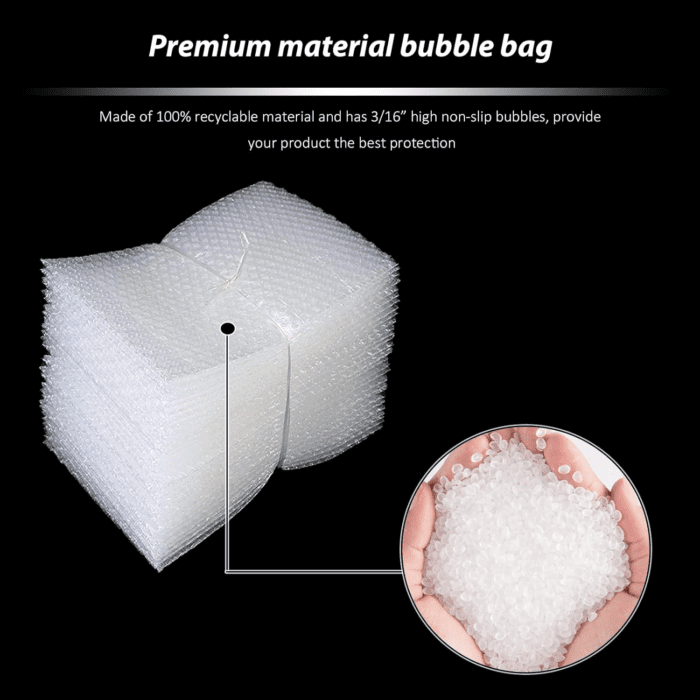 50 Pcs Bubble Pouch Wraps, 6''X8'' Clear Bubble Out Bags for Packing, Double Walled Cushioning Bags for Shipping, Storage and Moving - Image 3