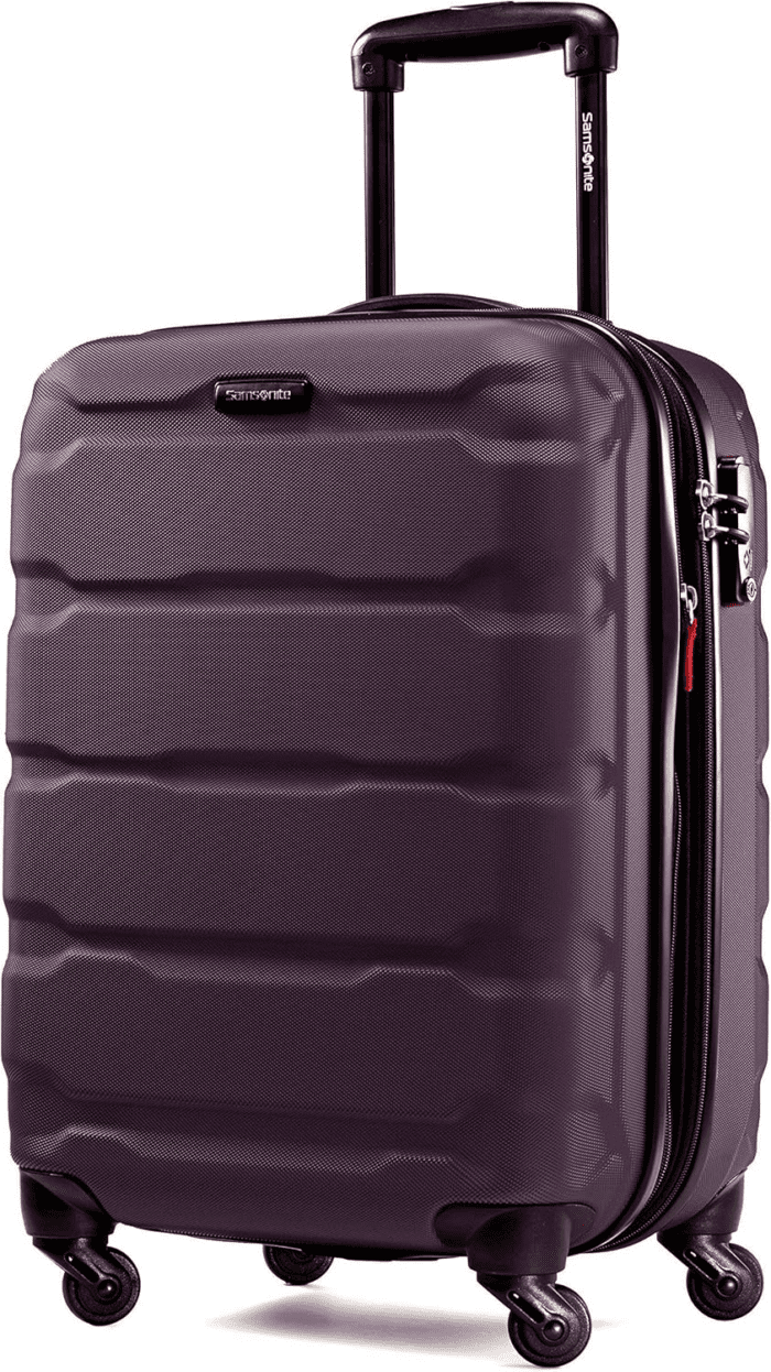 Omni PC Hardside Expandable Luggage with Spinner Wheels, Purple, Carry-On 20-Inch