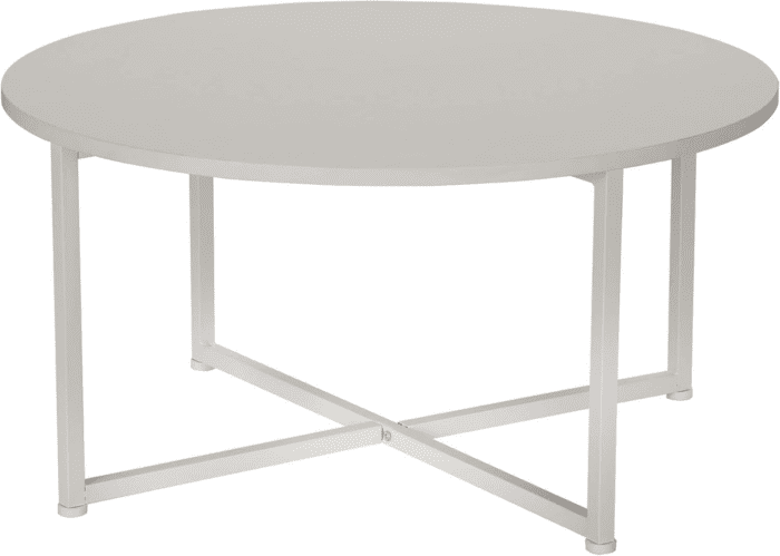 round Coffee Table, White