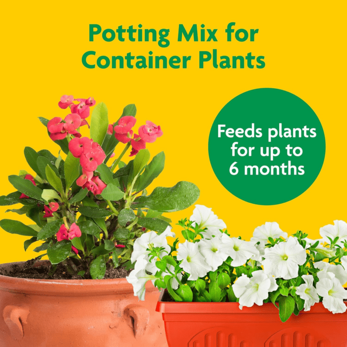 Potting Mix, for Container Plants, Flowers, Vegetables, Shrubs, Annuals, Perennials, Feeds for up to 6 Months, 1 Cu. Ft. - Image 3