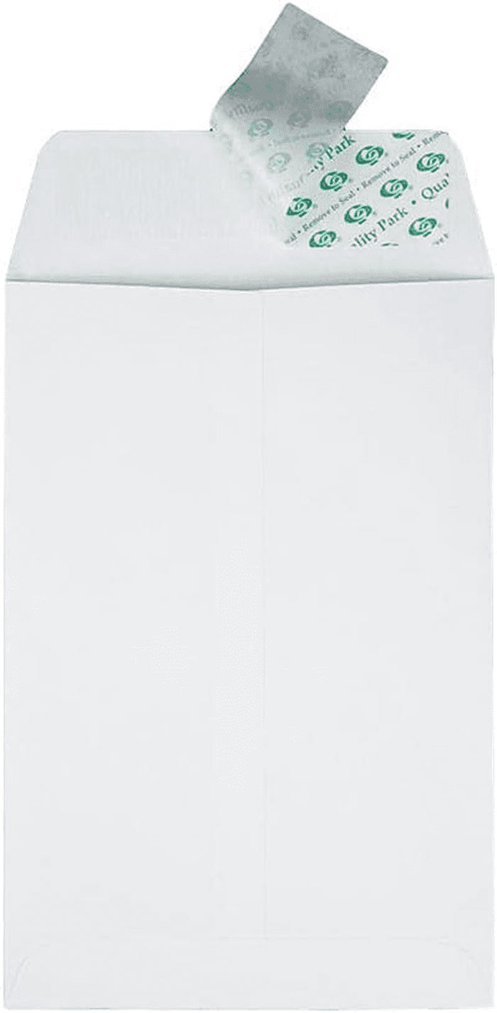 6 X 9 Catalog Envelopes with Self Seal Closure, for Mailing, Storage and Organizing, 28 Lb. White Wove, 100 per Box (QUA44182) - Image 4