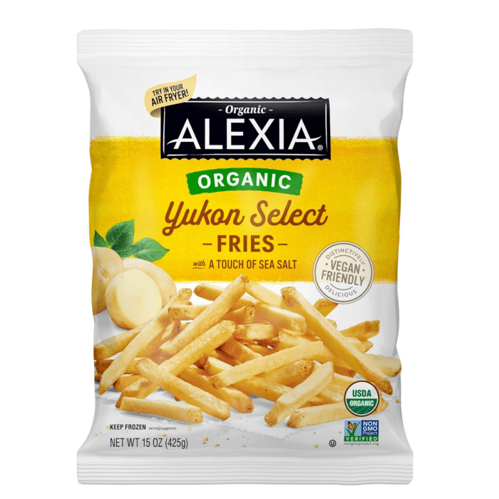 Organic Yukon Select Fries with a Touch of Sea Salt, Non-Gmo Ingredients, 15 Oz (Frozen)