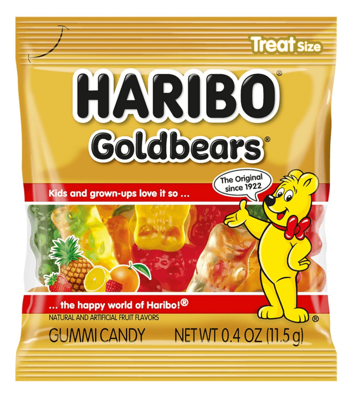 Goldbears, Gummi Candy, 22.8 Oz Tub (54 Packs) Assorted Flavors - Image 3