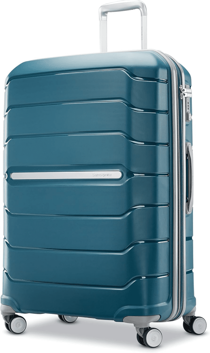 Freeform Hardside Expandable with Double Spinner Wheels, Dark Teal, 2-Piece Set (21/28) - Image 3