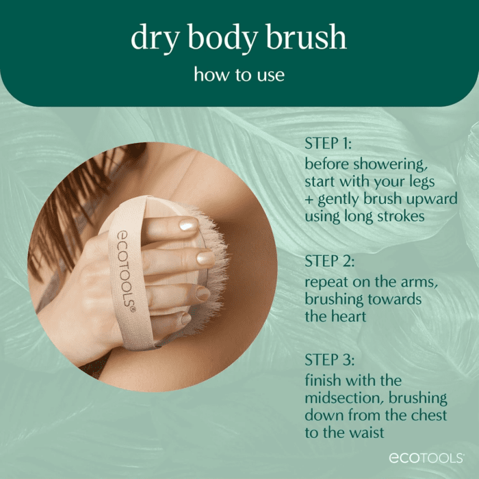 Dry Body Brush, Cruelty-Free Bristles Exfoliate & Smooth Skin, Dry Brushing Removes Dry Skin, May Help Improve Circulation & Skin Tone, Eco-Friendly Skincare Tool, Vegan, 1 Count - Image 5