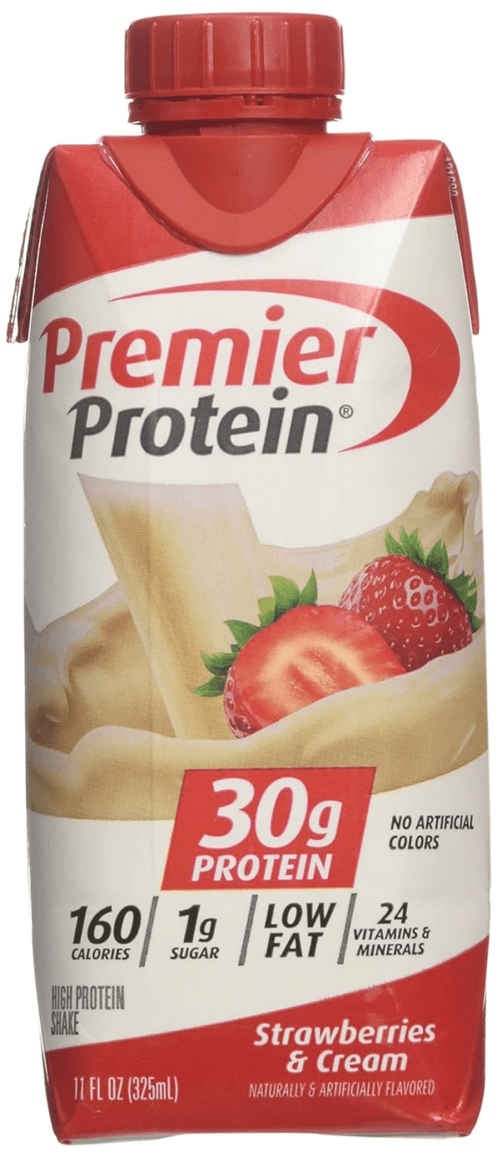 Protein Shake, Strawberries & Cream, 30G Protein, 1G Sugar, 11 Fl Oz Pack of 12 - Image 4