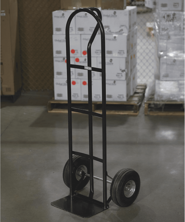 Steel Pneumatic Hand Truck Dolly - 600-Lb. Capacity, 10In. Tires, Powder-Coat Finish - Image 8