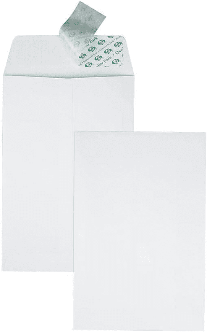 6 X 9 Catalog Envelopes with Self Seal Closure, for Mailing, Storage and Organizing, 28 Lb. White Wove, 100 per Box (QUA44182) - Image 5