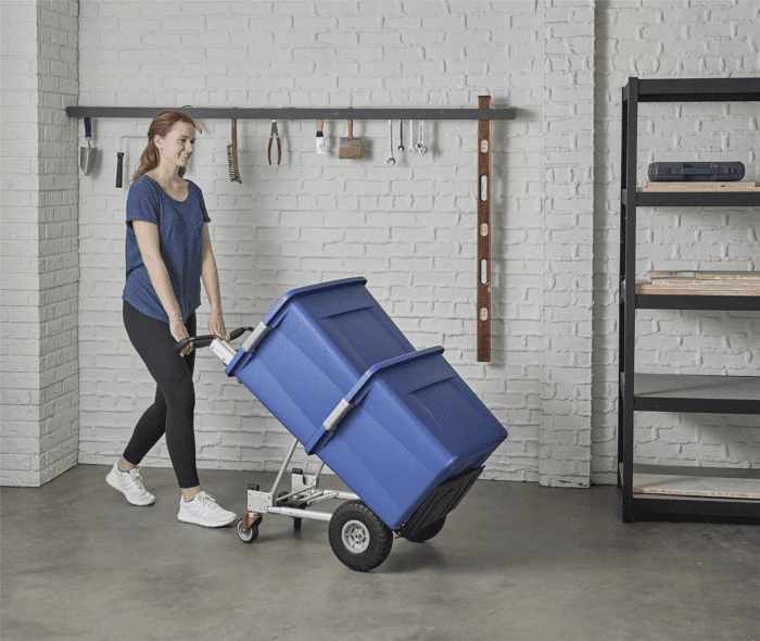 4-In-1 Folding Series Hand Truck with Flat-Free Wheels - Image 2