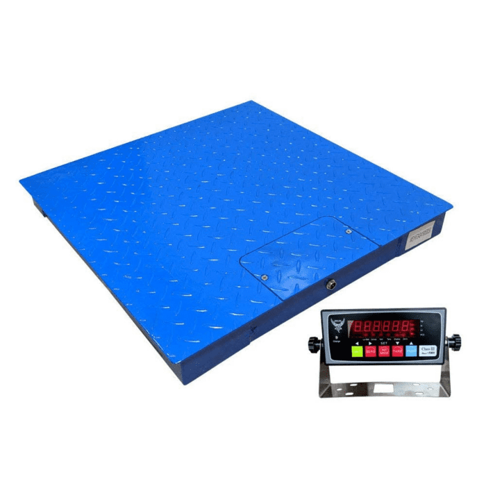 Tools FS Series Professional Grade Steel Floor Scale - Heavy-Duty Pallet Scale and Shipping Scale for Industrial Use - Weighing Scale for Packages up to 10000X1Lb - 48X48