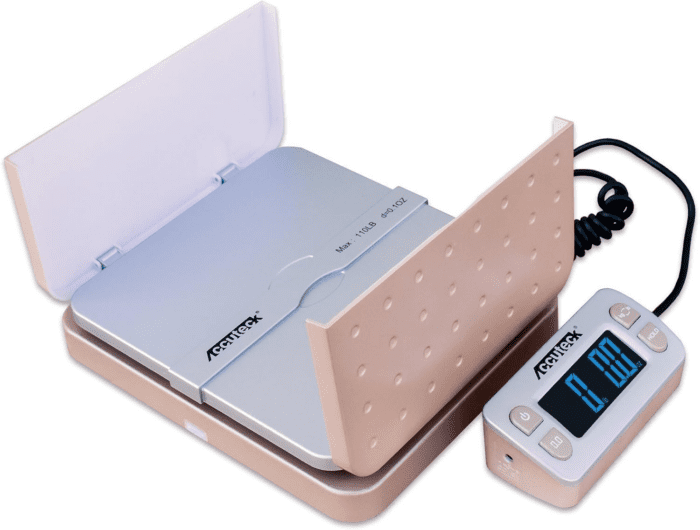 Shippro W-8580 110Lbs X 0.1 Oz Gold Digital Shipping Postal Scale, Limited Edition - Image 4