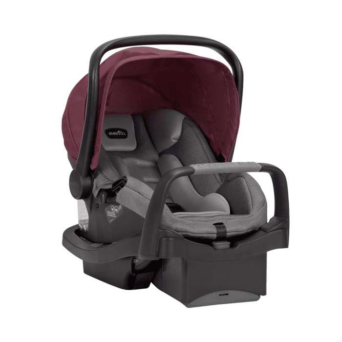 Pivot Modular Travel System with Litemax Infant Car Seat with Anti-Rebound Bar (Dusty Rose Pink) - Image 5